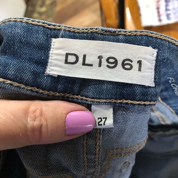 DL1961 FLORENCE Instasculpt Cropped Jeans Everglade Wash - 27 - Picture 10 of 14
